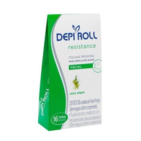 Depilatório Facial Folha Depi Roll Resistance 16 Unidades - Imagem 1