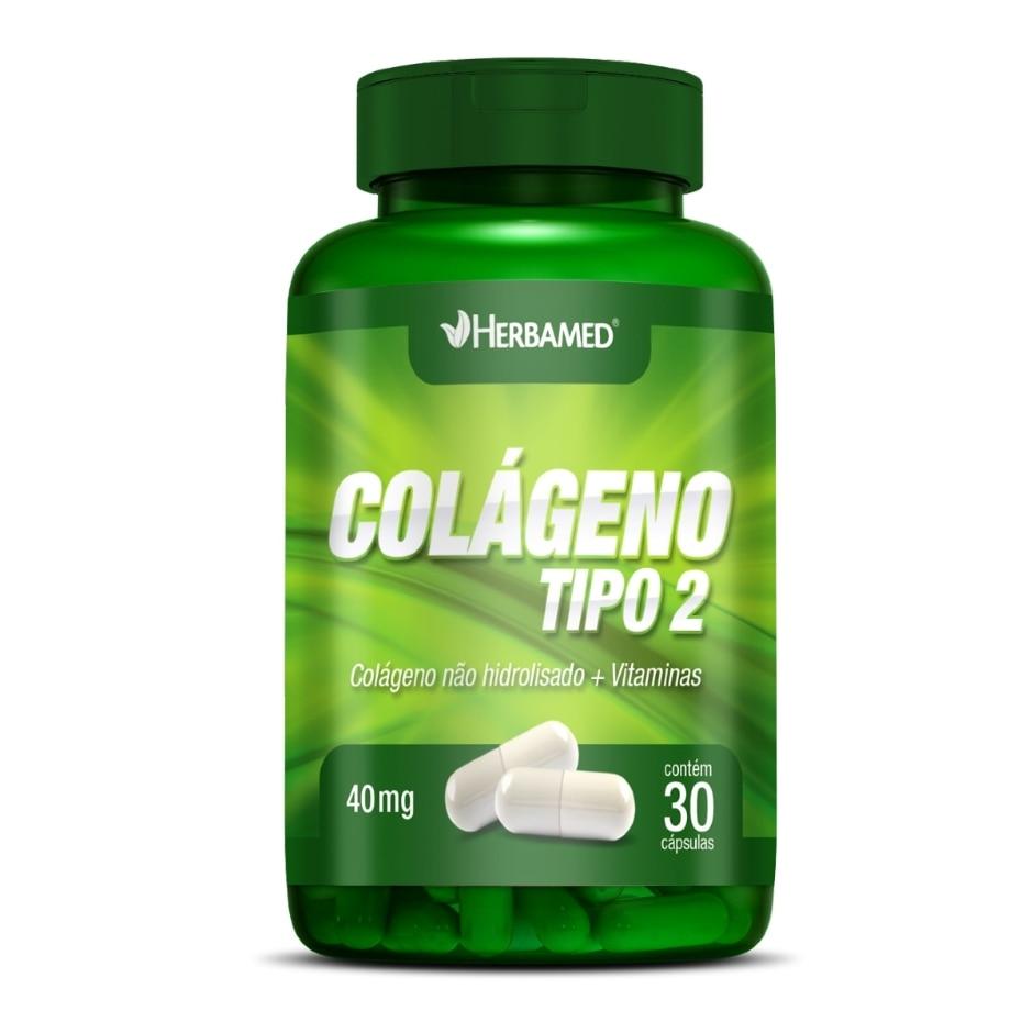 Colágeno Tipo 2 40mg Herbamed 30 Cápsulas