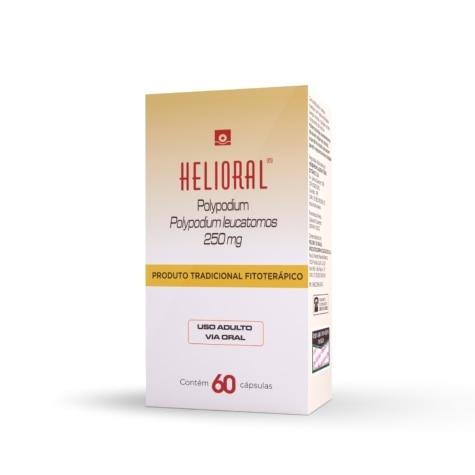 Helioral Polypodium Leucotomos 250mg 60 Cápsulas Duras - Imagem 1