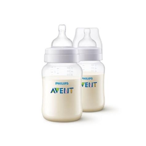Kit Mamadeira Avent Anti-Colic Transparentes 0m+ 125ml 2 Unidades - Imagem 3