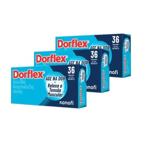 Kit 3 Unidades Dorflex 36 Comprimidos - Imagem 1