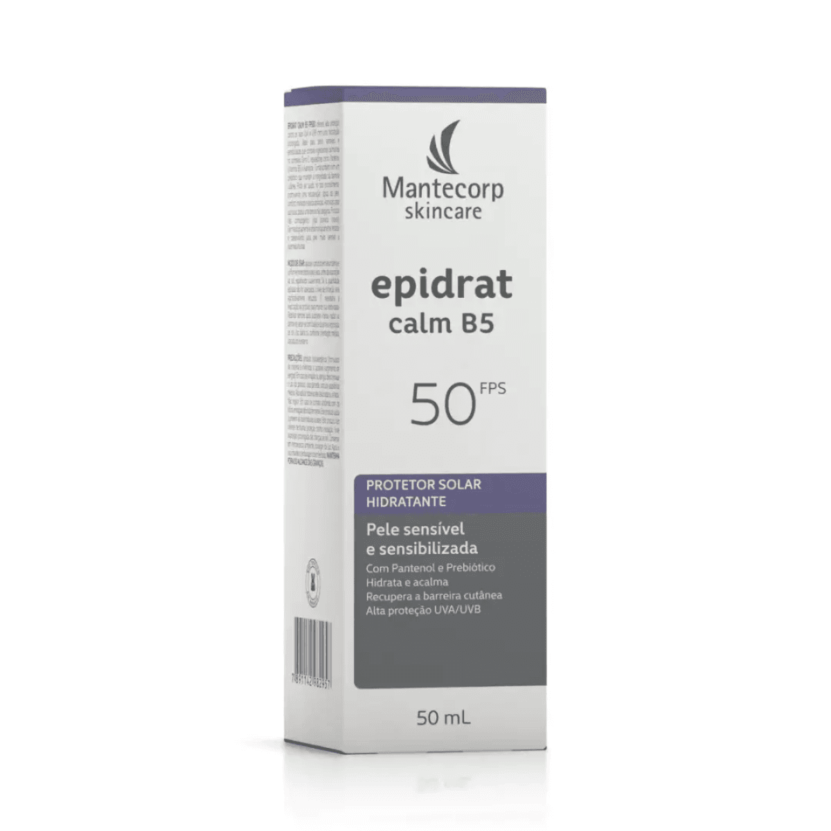 Protetor Solar Hidratante Epidrat Calm B5 FPS50 50ml - Imagem 1