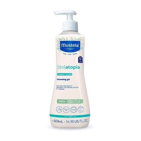 Gel de Banho Mustela Stelatopia Pele Ressecada e Atópica 500ml - Imagem 1