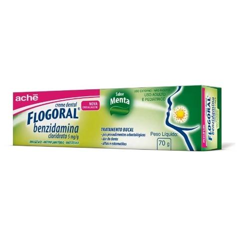 Creme Dental Flogoral 5mg 70g - Imagem 1