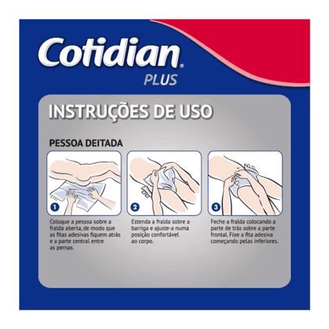 Fralda Geriátrica Cotidian Plus M 9 Unidades - Imagem 3
