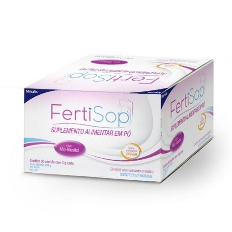 Fertisop Sabor Laranja 60 Sachês 4g - Imagem 1