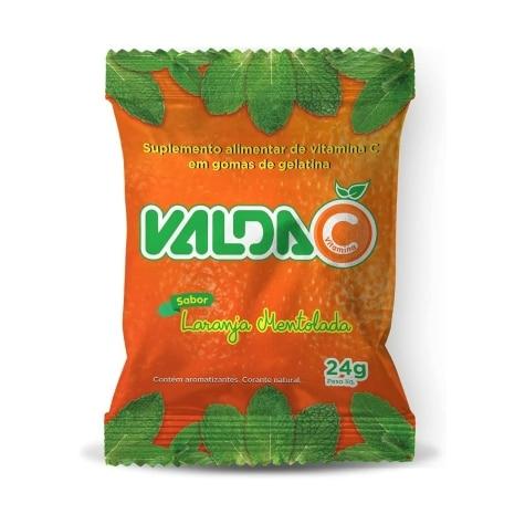 Pastilhas Valda C Sabor Laranja Mentolada 24g - Imagem 1