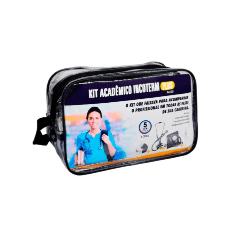 Kit Acadêmico Incoterm Plus KA120 Preto - Imagem 1