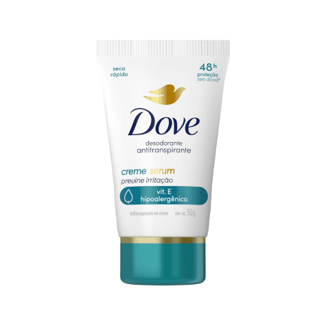 Desodorante Creme Dove Sérum Previne Irritação 48h 50g - Imagem 1