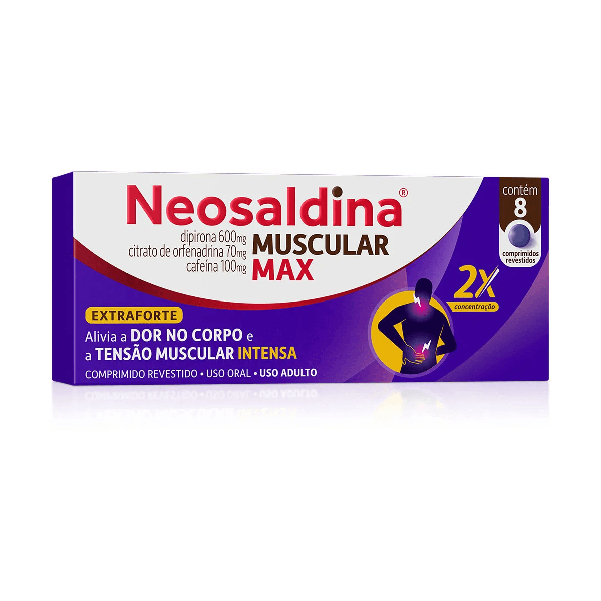 Neosaldina Muscular Max 8 Comprimidos - Imagem 1