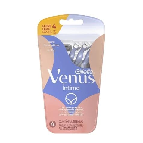 Depilatório Corporal Lâminas Gillette Venus Íntima 4 Unidades - Imagem 1