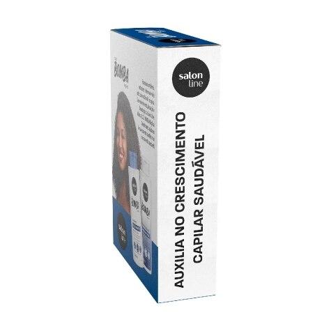 Kit Salon Line SOS Bomba Original Cabelo Quebradiço Shampoo 200ml + Condicionador 200ml - Imagem 3