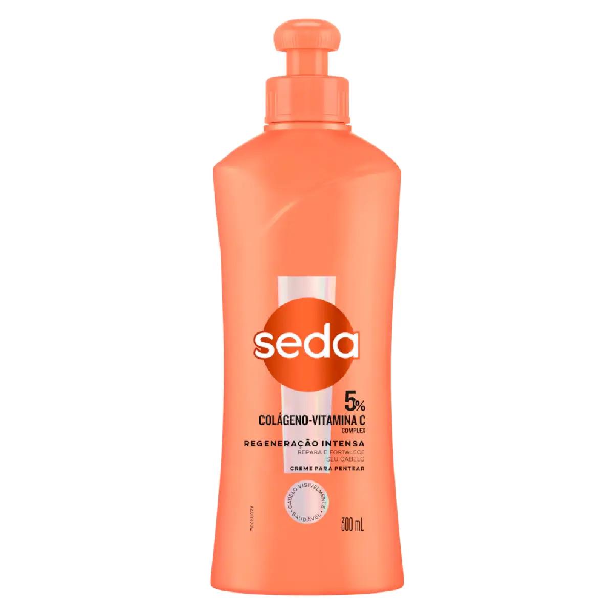 Creme de Pentear Seda By Niina Secrets Colágeno + Vitamina C Cabelo Cacheado 300ml - Imagem 1