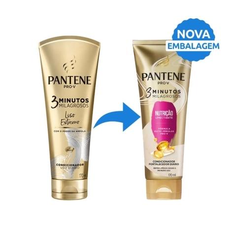 Condicionador Pantene 3 Minutos Milagrosos Nutrição Cabelos Secos 170ml - Imagem 2