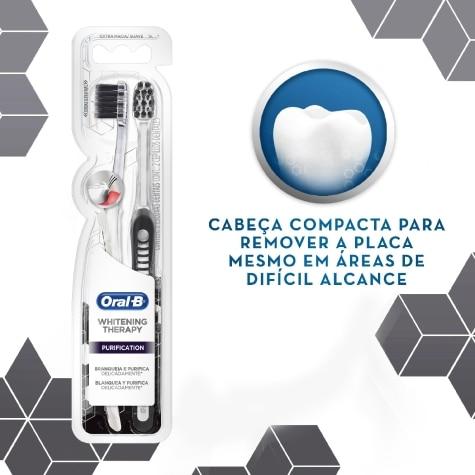 Escova Dental Oral-B Whitening Therapy Purification 2 unidades - Imagem 3