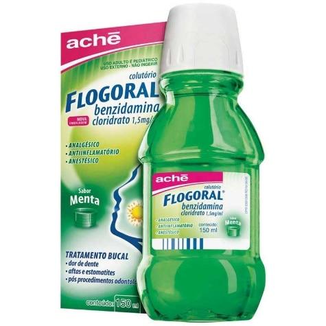 Flogoral Colutório Menta 1,5mg 150ml - Imagem 1