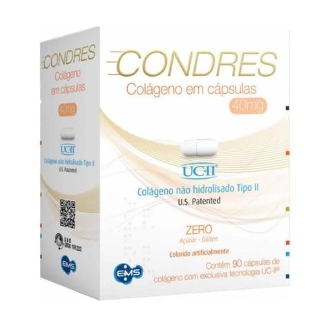 Condres Colágeno Não Hidrolisado Tipo II 40mg 90 Cápsulas - Imagem 1