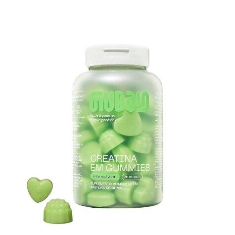 Creatina Gummies Guday Sabor Maçã Verde 60 Unidades - Imagem 1