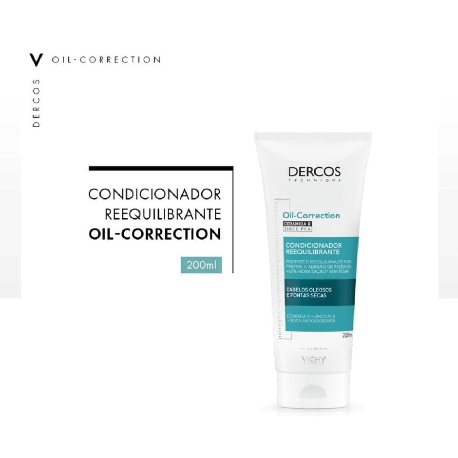 Condicionador Reequilibrante Dercos Vichy Oil-Correction 200ml