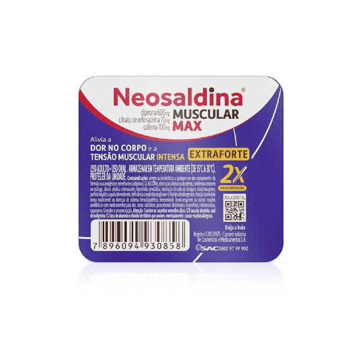 Neosaldina Muscular Max 4 Comprimidos - Imagem 1