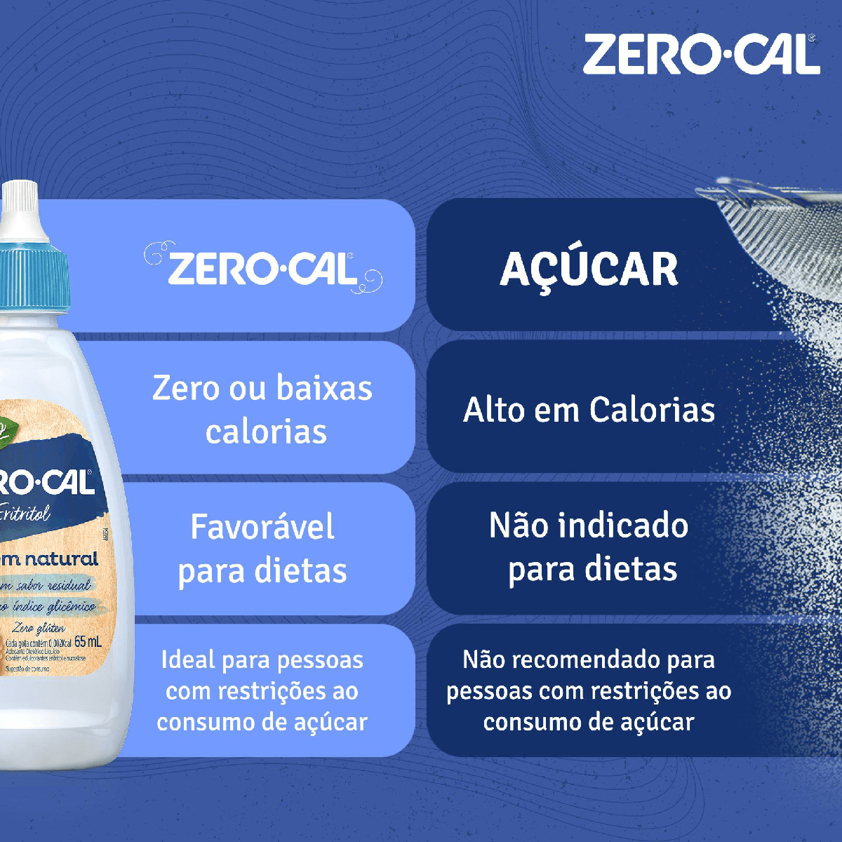Adoçante Líquido Zero Cal Sucralose 100ml - Imagem 2