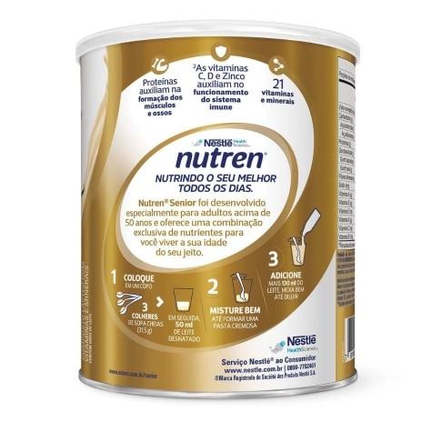Complemento Alimentar Nutren Senior Sabor Baunilha 740g - Imagem 4