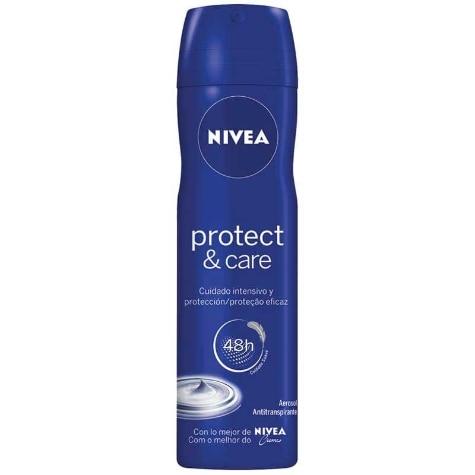 Desodorante Aerossol Nivea Protect & Care 0% Álcool 48h 150ml - Imagem 1