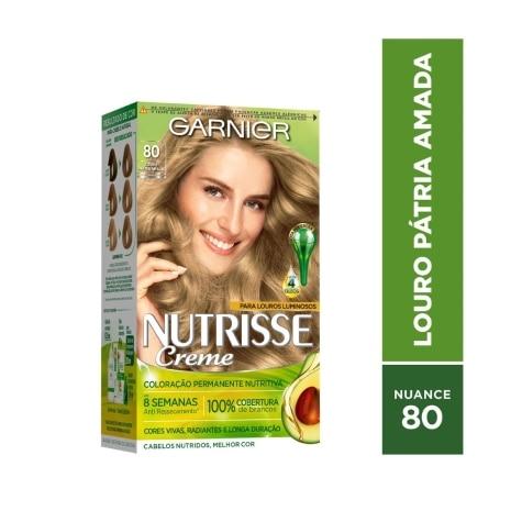 Tintura Nutrisse Garnier Creme 80 Louro Pátria Amada 137ml - Imagem 3