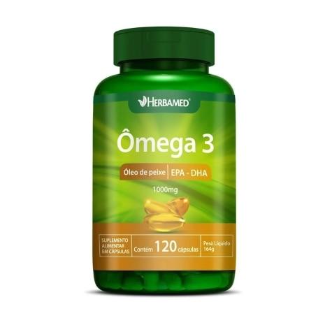 Ômega 3 1000Mg Herbamed 120 Cápsulas - Imagem 1