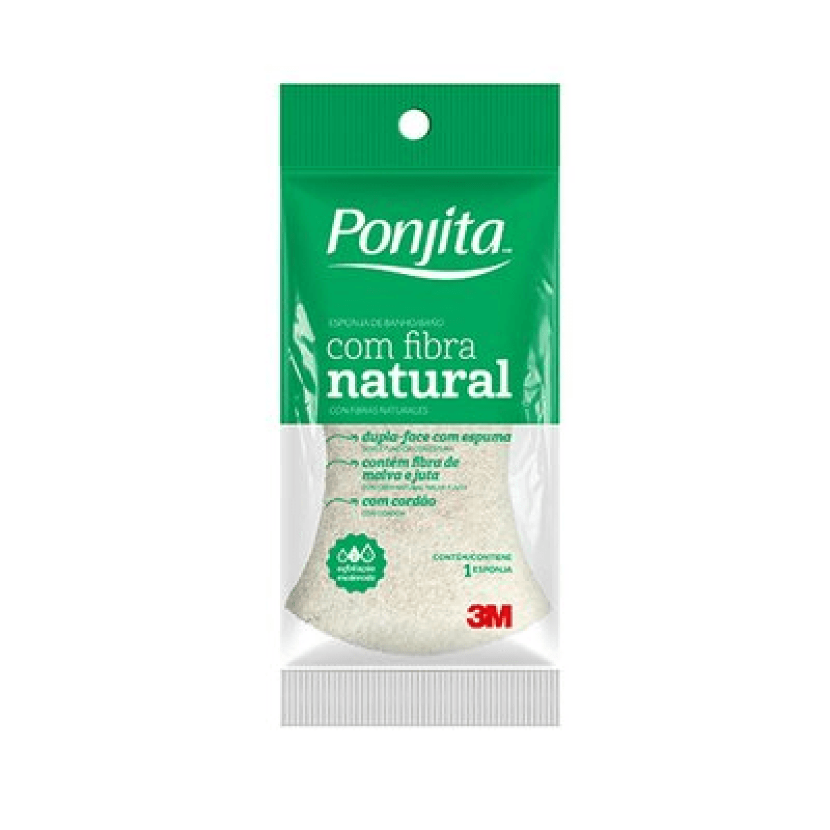 Esponja de Banho Ponjita Fibra Natural - Imagem 2