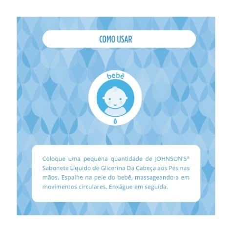 Sabonete de Glicerina Líquido Johnson & Johnson Baby Tradicional Refil 180ml - Imagem 4