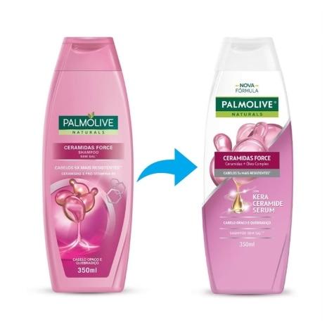 Shampoo Palmolive Naturals Ceramidas Force Cabelos Danificados 350ml - Imagem 2