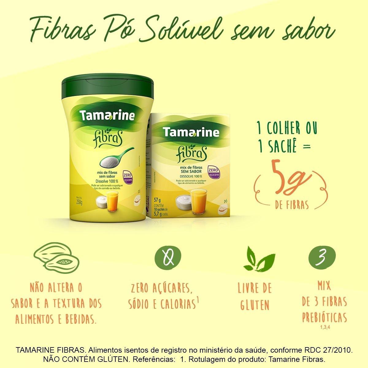 Tamarine Fibras Pó 250g - Imagem 3