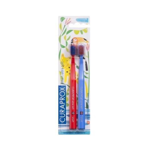 Escova Dental Infantil Curaprox Smart Ultra Soft 2 Unidades Cores Sortidas - Imagem 1