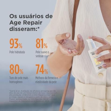 Protetor Solar Facial Isdin Fusion Water Age Repair PFS50 50ml - Imagem 3