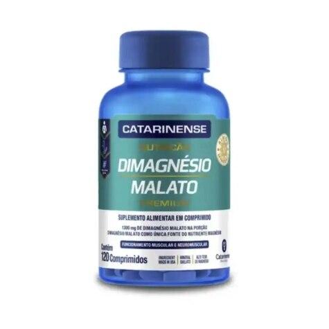 Dimagnésio Malato Premium Catarinense 120 Comprimidos - Imagem 1