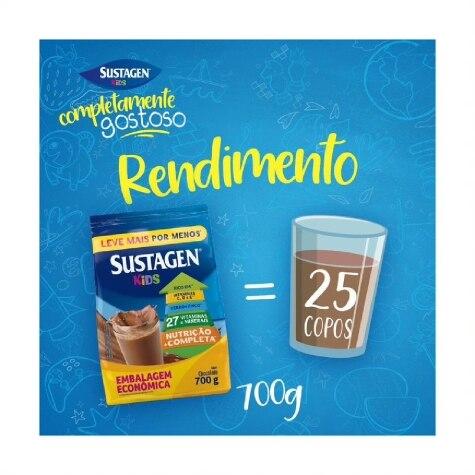 Complemento Alimentar Sustagen Kids Sabor Chocolate Leve Mais Por Menos 700g - Imagem 5
