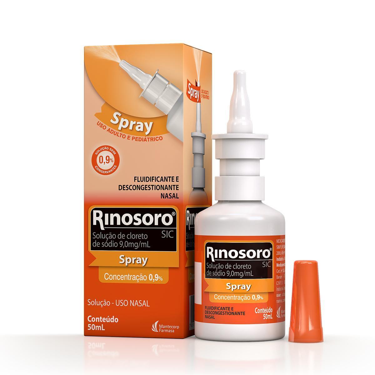 Rinosoro Sic 0,9% Descongestionante Spray Nasal 50ml - Imagem 2