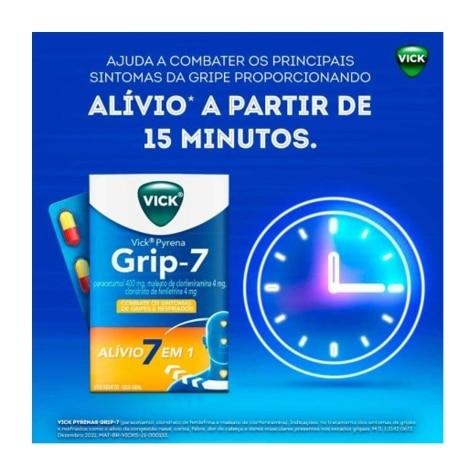 Vick Pyrena Grip-7 5 Cápsulas - Imagem 7