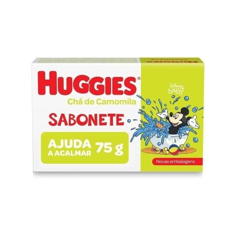Sabonete Infantil em Barra Huggies Chá de Camomila 75g - Imagem 1