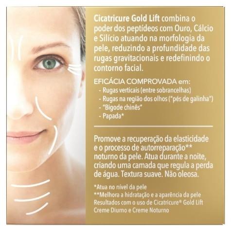 Creme Facial Cicatricure Gold Lift Noturno 50g - Imagem 4