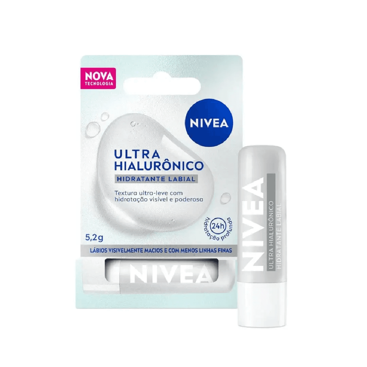 Hidratante Labial Nivea Ultra Hialurônico 5,2g - Imagem 1