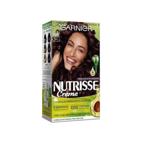 Tintura Nutrisse Garnier Creme 366 Ameixa 137ml - Imagem 1