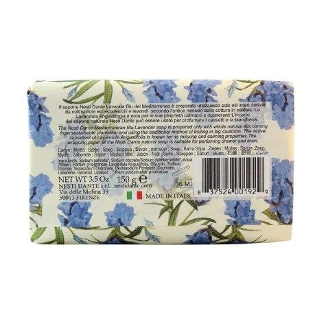 Sabonete Hidratante Barra Nesti Dante Lavanda Blu Del Mediterraneo 150g - Imagem 2
