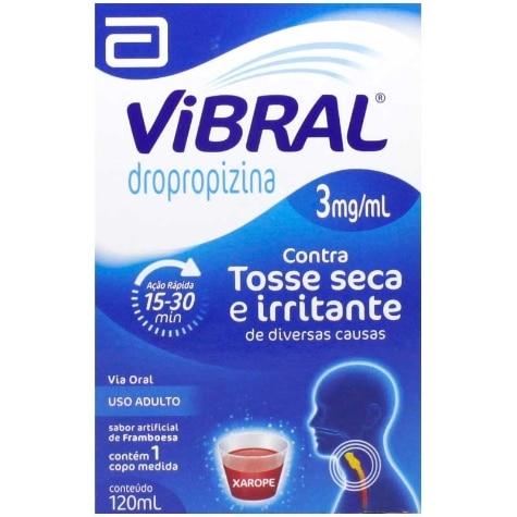 Vibral Xarope Adulto 3mg 120ml - Imagem 1