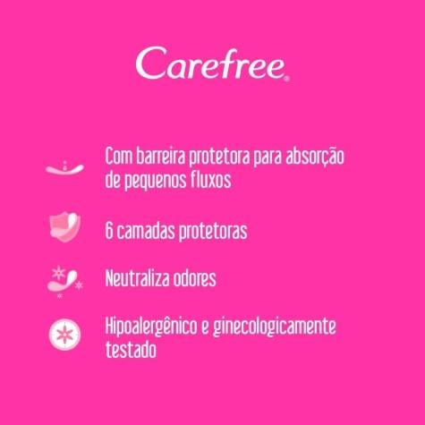 Protetor Diário Proteção Carefree com Perfume 80 Unidades Leve mais Pague menos - Imagem 5