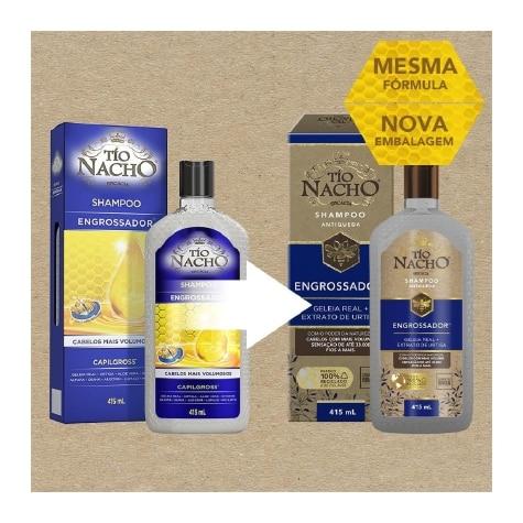 Shampoo Tio Nacho Engrossador Cabelos Finos 415ml - Imagem 3