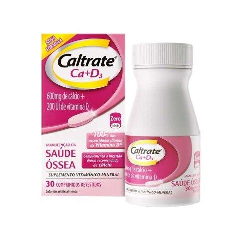 Caltrate Ca+D3 600mg + 200UI 30 Comprimidos Revestidos - Imagem 3