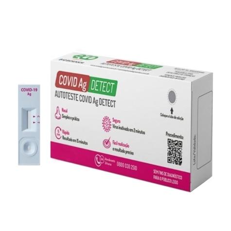 Autoteste COVID Ag Detect 1 Unidade - Imagem 1