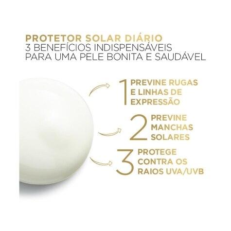 Protetor Solar Facial L'Oréal UV Defender Revitalizante FPS60 Incolor 40g - Imagem 3